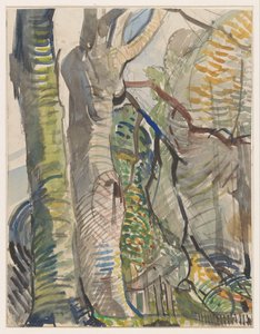 Paysage forestier - Herman Kruyder (signed by artist)