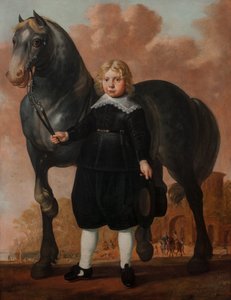 Un jeune garçon avec son cheval