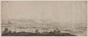 Paysage avec le village de Schenkenschanz, Gelderland