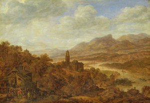 Paysage avec le Rhin, 1652