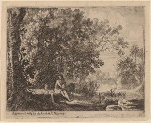 Jean-Baptiste dans le désert - Herman van Swanevelt