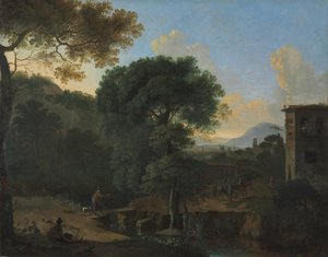 Paysage avec voyageurs - Herman van Swanevelt