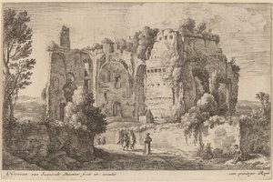 Paysage avec le cardinal - Herman van Swanevelt