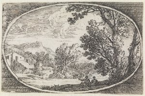 Paysage (n° 21 de la série : *variae campestrum fantasiae*) - Herman van Swanevelt