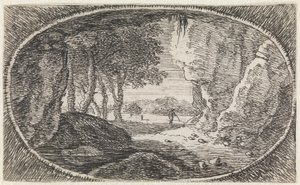 Paysage (n° 8 de la série : *variae campestrum fantasiae*) - Herman van Swanevelt