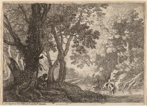 Salmacis et Hermaphrodite - Herman van Swanevelt