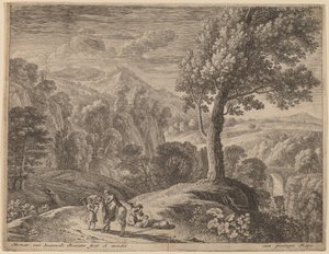Le grand arbre et la cascade