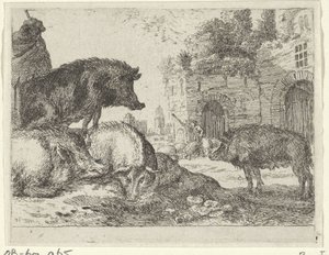 Cochons - Herman van Swanevelt