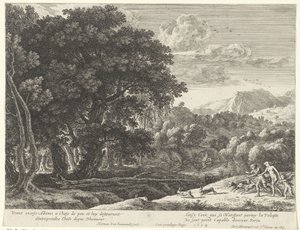Vénus et Adonis à la chasse - Herman van Swanevelt