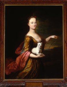 Portrait de Diana Warburton, Lady Grosvenor - Herman van der Mijn
