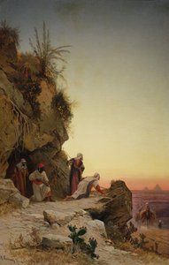 Embuscade près de Gizeh - Hermann David Salomon Corrodi