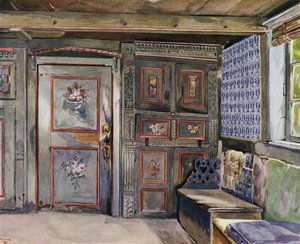 Partie de la salle dans la maison Hufner de M. Hittscher à Curslack - Hermann Haase