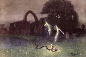 Feu follet et Serpent - Hermann Hendrich