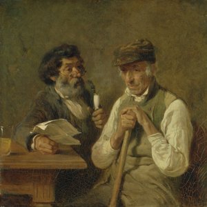 Ouvriers Discutant de Politique, 1841