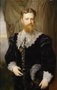 Portrait de Karl Lueger 1844-1910 en costume historique, 1876 - Hermann Nigg