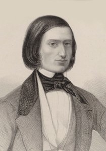 Portrait de Jacques Offenbach 1819-1880, 1846 - Hermann Raunheim