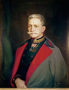 Maréchal de camp autrichien Franz Conrad von Hoetzendorf ... (huile sur toile)
