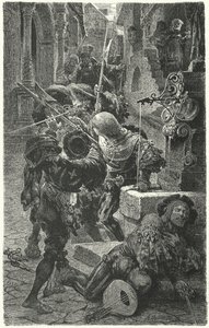 Affrontement entre étudiants et lansquenets à Erfurt, 1510 - Hermann Vogel