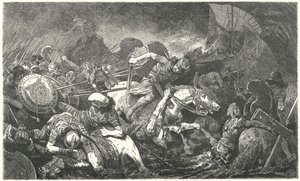 Fuite des Perses après la bataille de Marathon, 490 av. J.-C. - Hermann Vogel