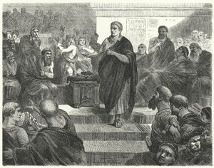 Sulla démissionne en tant que dictateur de Rome, 81 av. J.-C. - Hermann Vogel