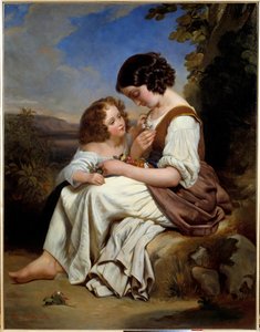 La fleur préférée - Hermann Winterhalter