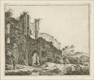 Paysage avec ruine