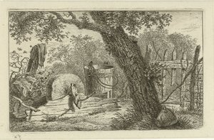 Paysage avec meule - Hermanus Fock