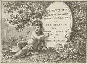 Carte de visite de Hermanus Fock