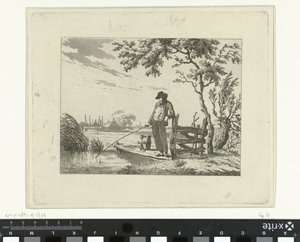 Pêcheur sur un ponton (Le pêcheur) - Hermanus Fock