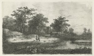 Deux chasseurs près d
