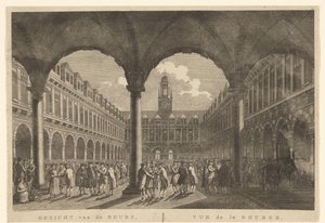 Cour intérieure de la Bourse de Hendrik de Keyser