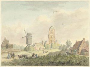 Église du village de Westkapelle en Zélande - Hermanus Petrus Schouten