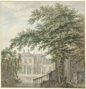 Vue de la maison Luxembourg à Maarssen sur la Vecht - Hermanus Petrus Schouten