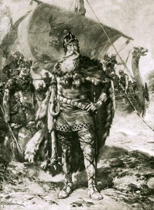 Un grand viking, illustration de la série 