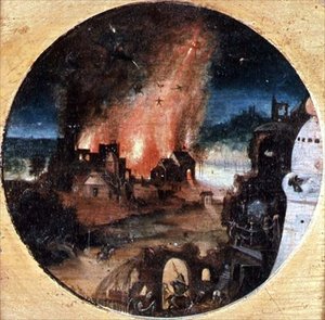 La tentation de Saint Antoine - Herri met de (c.1510 p.1550) Bles