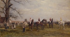 Réunion de campagne, Catterick Bridge - Heywood Hardy