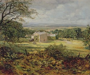 Paysage anglais avec une maison, 19ème siècle