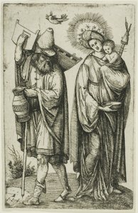 La Sainte Famille avec la colombe du Saint-Esprit - Hieronymous Hopfer
