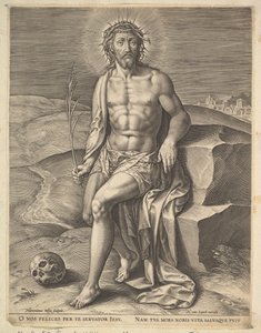 Le Christ assis sur la pierre froide, avant ca. 1586
