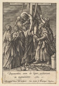 Descente de croix - Hieronymous Wierix