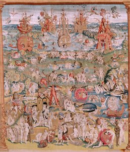 Tapisserie flamande. Série Quatre tapisseries d