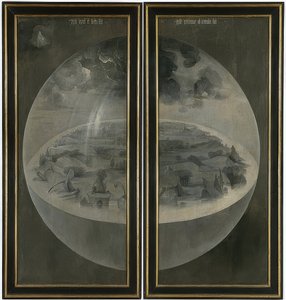 Le Jardin des délices. Triptyque, verso : La Création - Hieronymus Bosch