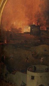 (détail) du panneau droit du Jugement Dernier - Hieronymus Bosch