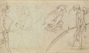 Études de figures grotesques - Hieronymus Bosch