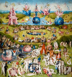 Le Jardin des délices (panneau central)