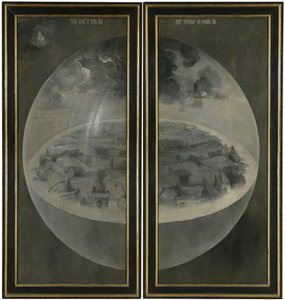 Le Jardin des délices. Triptyque, revers : La Création - Hieronymus Bosch