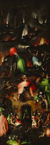 Le Jugement dernier, panneau droit - Hieronymus Bosch
