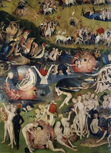 Le Jardin des délices. Détail de la partie centrale du triptyque - Hieronymus Bosch