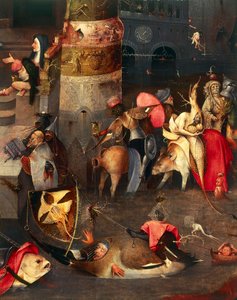 Triptyque de la Tentation de Saint Antoine (panneau central) - Hieronymus Bosch