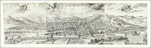 1557 vue de Florence par Hieronymus Cock, publiée en 1601 par Paul van der Houve - Hieronymus Cock
